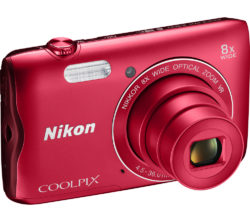 NIKON COOLPIX A300 Compact Camera - Red